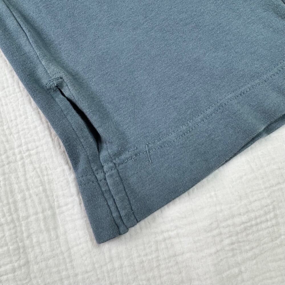 Pact Lounge Pants Blue Ribbed Waist Straight Leg Women’s Small Organic Cotton - Picture 8 of 16